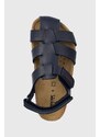 Dětské sandály Geox SANDAL CHALKI tmavomodrá barva