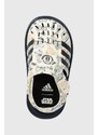 Dětské sandály adidas WATER SANDAL YJ I x Star Wars bílá barva
