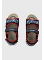 Dětské sandály Geox SANDAL MULTY tmavomodrá barva