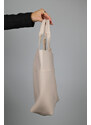LuviShoes Amaya Cream Women's Shoulder Bag