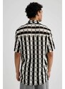 DEFACTO Regular Fit Printed Short Sleeve Shirt