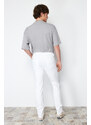 Trendyol White Slim Fit Jeans Denim Trousers