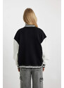 DEFACTO Coool Oversize Fit Thick Sweatshirt Fabric Bomber Jacket