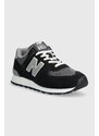 Sneakers boty New Balance 574 černá barva, U574TWE