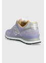 Sneakers boty New Balance 574 fialová barva, U574BGG