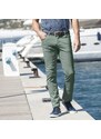 Blancheporte Tvilové rovné kalhoty zelenkavá 46
