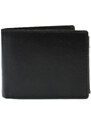 Černá pánská kožená peněženka s vnitřní zápinkou Soron