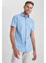 DEFACTO Slim Fit Short Sleeve Shirt