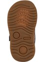 Dětské kožené sandály Geox SANDAL MACCHIA tmavomodrá barva