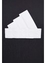 Bavlněné tričko adidas černá barva, s potiskem, IZ1621