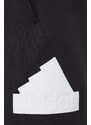 Kraťasy adidas pánské, černá barva, IN3320