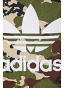 Bavlněné tričko adidas Originals zelená barva, IS0215