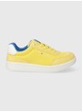 Dětské sneakers boty Tommy Hilfiger žlutá barva