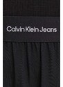 Šaty Calvin Klein Jeans černá barva, mini