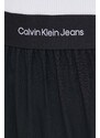 Šaty Calvin Klein Jeans bílá barva, mini