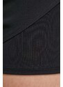 Tréninkové šortky Calvin Klein Performance černá barva, hladké, high waist