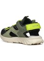 Dětské sandály Geox SANDAL AIRADYUM zelená barva