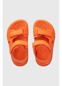 Dětské sandály Geox SANDAL FUSBETTO oranžová barva