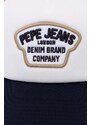 Kšiltovka Pepe Jeans tmavomodrá barva, vzorovaná