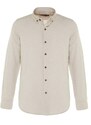 Trendyol Light Brown Slim Fit Buttoned Collar Shirt