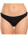 3PACK dámská tanga Calvin Klein černá (QD5217E-UB1)