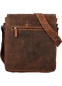 GREENWOOD Pánská kožená crossbody/taška khaki - Green Wood Maxvell Khaki