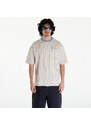 New Era Pinstripe Oversized T-Shirt UNISEX Stone/ Copen Blue