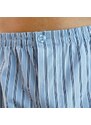 Blancheporte Pruhované pyžamo bavlněný flanel nebeská modrá 137/146 (4XL)