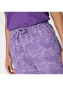 Blancheporte Jogging kalhoty z česaného moltonu, potisk melíru fialový melír 34/36