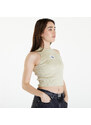 Top Calvin Klein Jeans Woven Label SweaterTank Top Green Haze