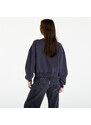 Dámská mikina Calvin Klein Jeans Woven Label Washed Crewneck Washed Black