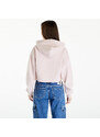 Dámská mikina Calvin Klein Jeans Woven Label Hoodie Sepia Rose