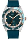 Circula Watches Stříbrné pánské hodinky Circula s gumovým páskem AquaSport II - Blue 40MM Automatic