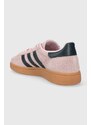 Semišové sneakers boty adidas Originals HANDBALL SPEZIAL růžová barva