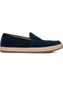 Semišové espadrilky Geox U PANTELLERIA tmavomodrá barva, U45DWB 00022 C4002