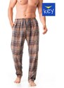 Pyjama pants Key MHT 421 B23 Flannel M-2XL brown