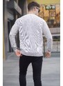 Madmext Bone Crew Neck Knitwear Sweater 5766