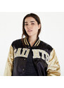 New Era New Orleans Saints NFL Satin Bomber Jacket UNISEX Black/ Vegas Gold