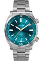 Circula Watches Stříbrné pánské hodinky Circula s ocelovým páskem SuperSport - Blue 40MM Automatic