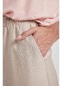 DEFACTO Linen Look Capri Trousers