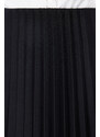 Trendyol Black Pleated Knitted Skirt