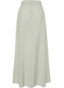 Trendyol Mint Modal A-line Maxi Length Woven Skirt