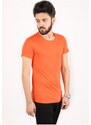 Madmext Bicycle Crew Neck Orange T-shirt 2297