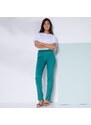 Blancheporte Rovné kalhoty, plátno zelená 38