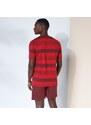 Blancheporte Pyžamo se šortkami a pruhy bordó/červená 97/106 (L)
