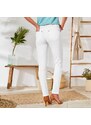 Blancheporte Úzké dlouhé kalhoty bílá 36