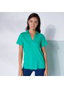 Blancheporte Polo tričko s krátkými rukávy zelená 34/36