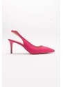 LuviShoes Women's Sleet Fuchsia Heeled Shoes