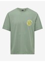 Světle zelené pánské tričko ONLY & SONS Lucian - Pánské
