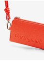 Oranžová dámská peněženka na krk Desigual Emma 2.0 Mini - Dámské